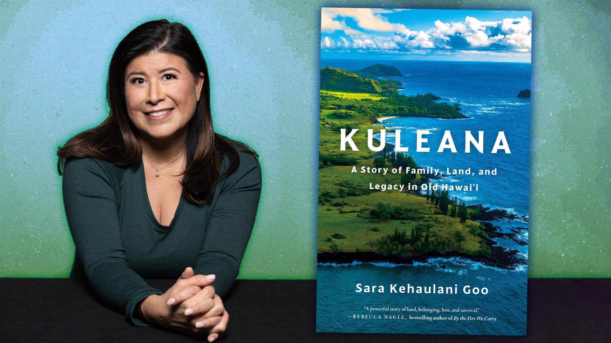 Author Sara Kehaulani Goo and her memoir, "Kuleana."