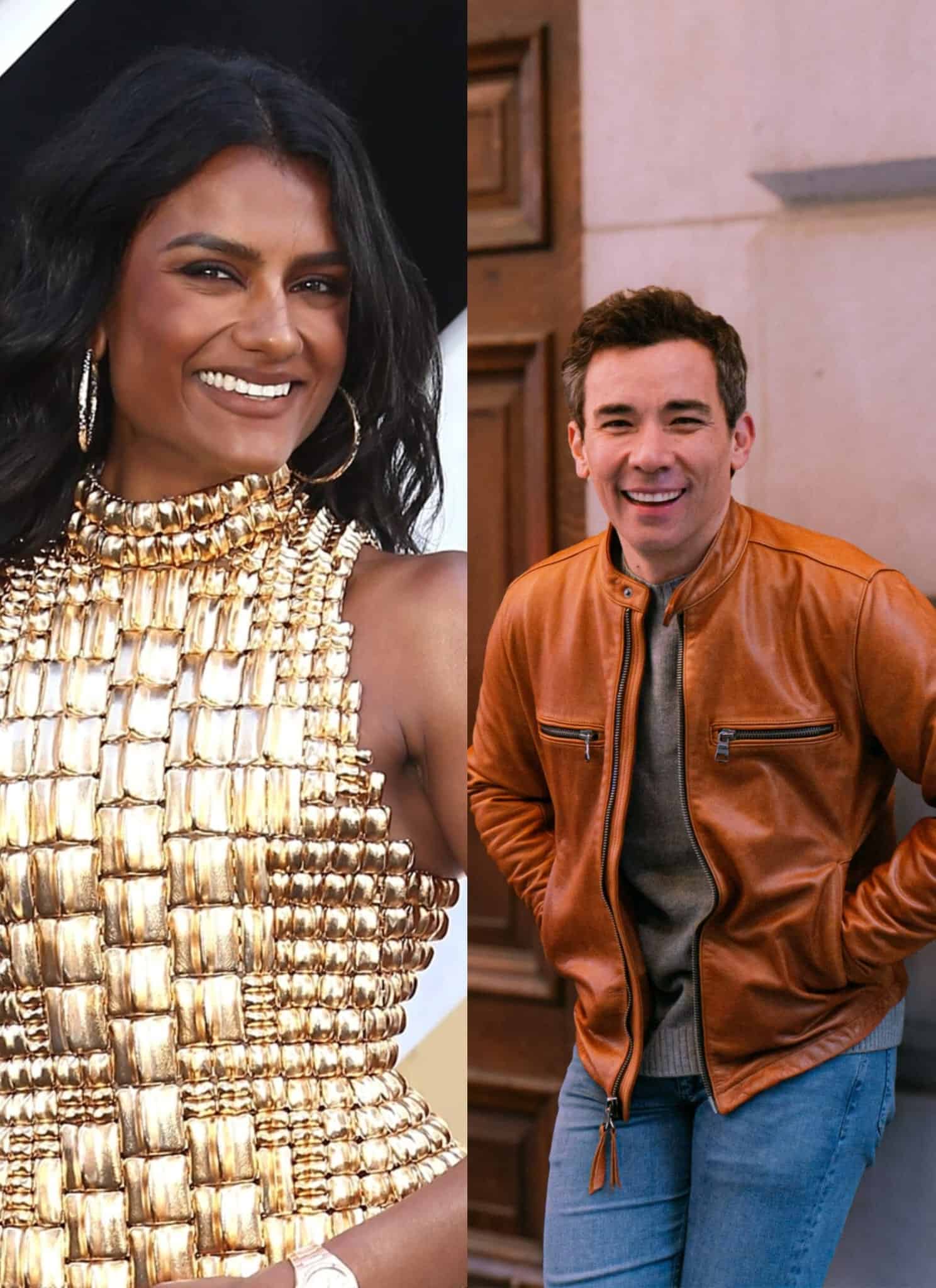 Simone Ashley and Conrad Ricamora.