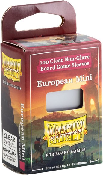 Dragon Shield European Mini Board Game Sleeves - Non-Glare 45 x 68 mm (100 stuks)