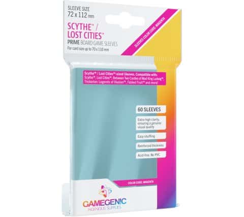 Gamegenic Prime Board Game Sleeves - Magenta 72 x 112 (60 stuks) - Gamegenic | Bazaar of Magic