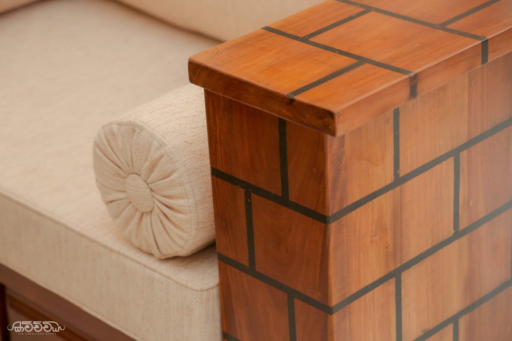S11 - Teak Haven Sofa - Kavichchiya Furniture