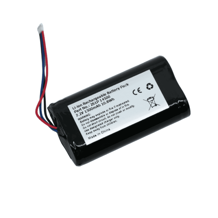 2S1P 14500 7.2V 1500-2