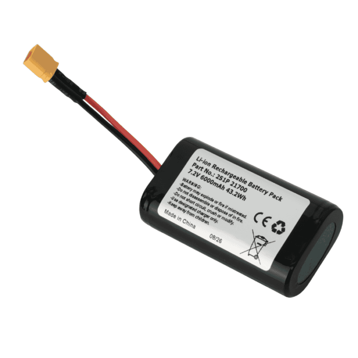 2S1P 21700 7.2V 6000mAh-1