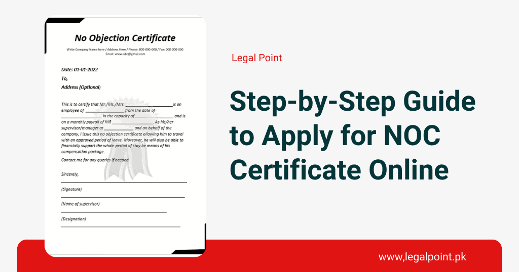 Step-by-Step Guide to Get for NOC Certificate Online