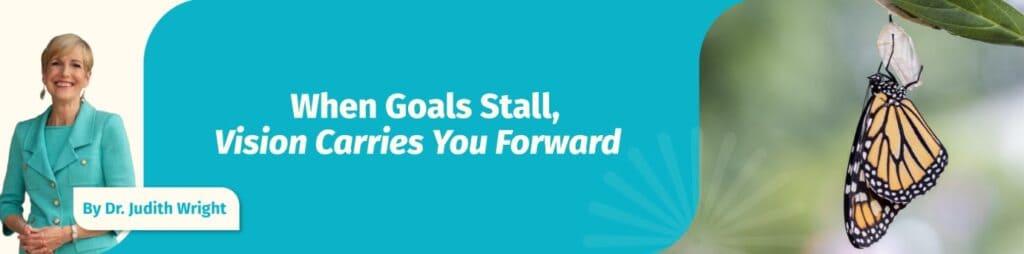 When Goals Stall, Vision Carries You Forward