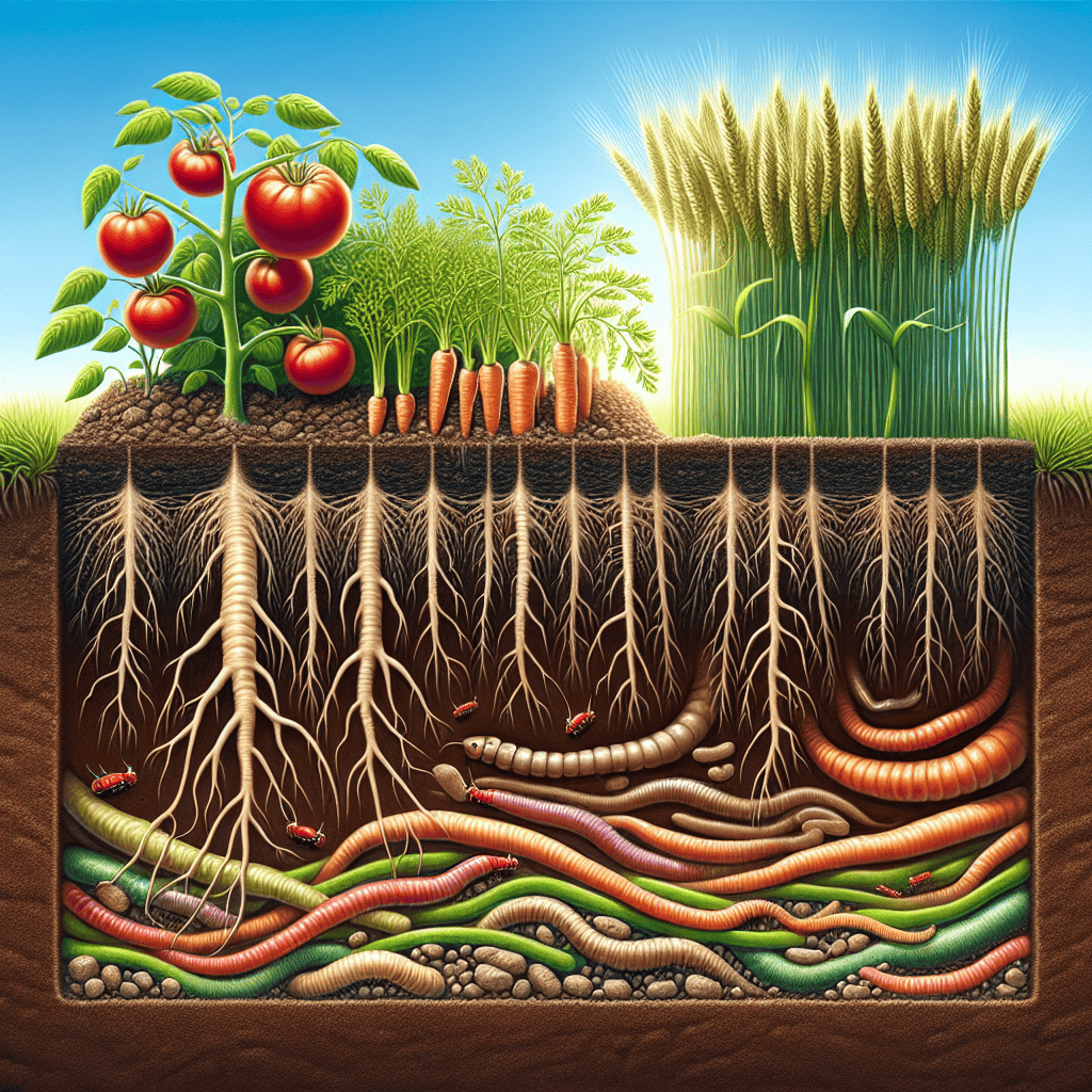 Image illustrating the impact of farming on soil