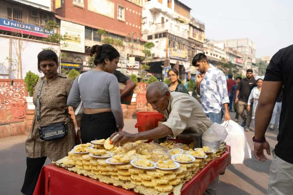 Kolkata Street Food Market Scene