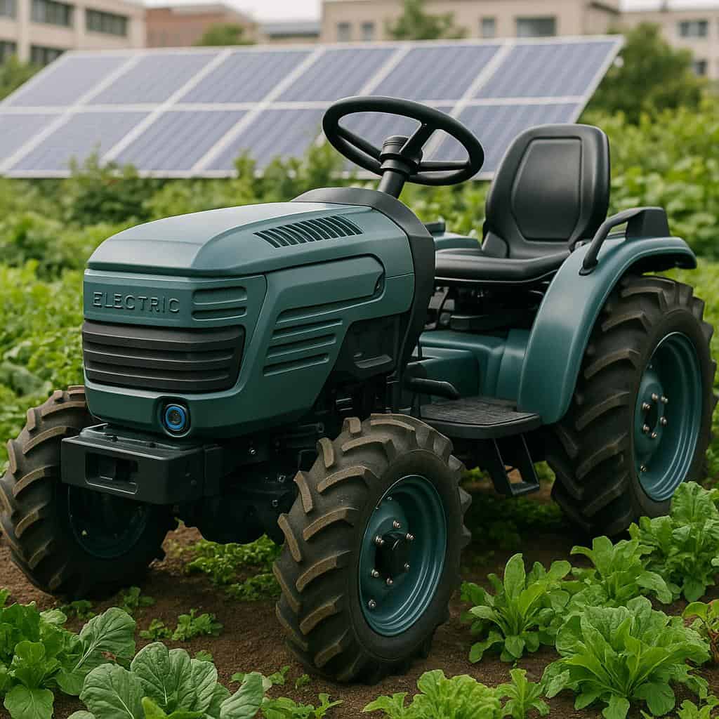 Urban Electric Tractors for City Farming - Rooftop Farms
