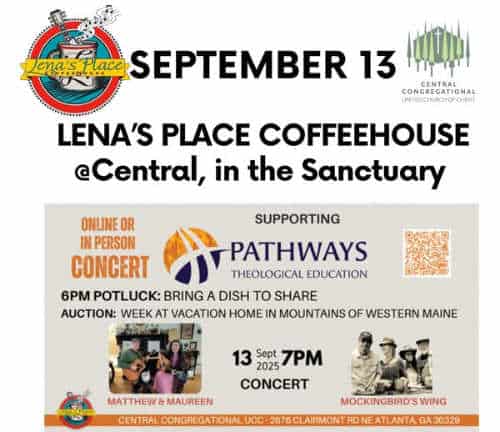 Lenas Coffeehouse at Central event - Maureen Shelton, Matthew Shelton