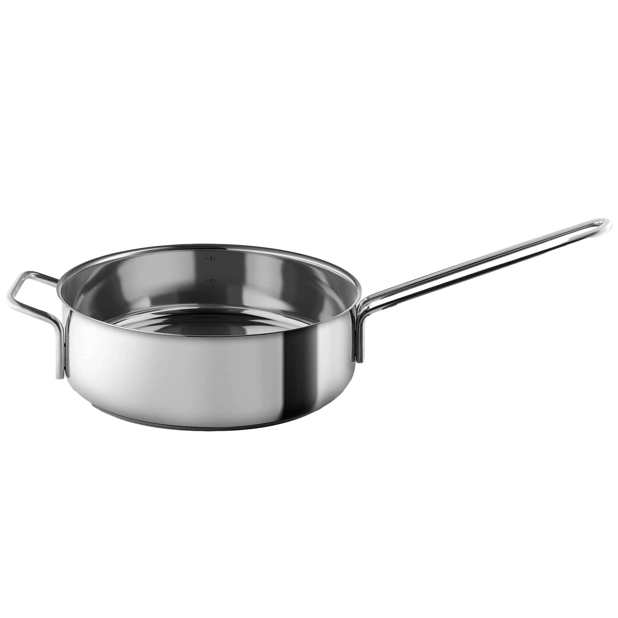 Sauterpande 24 cm, rustfrit stål