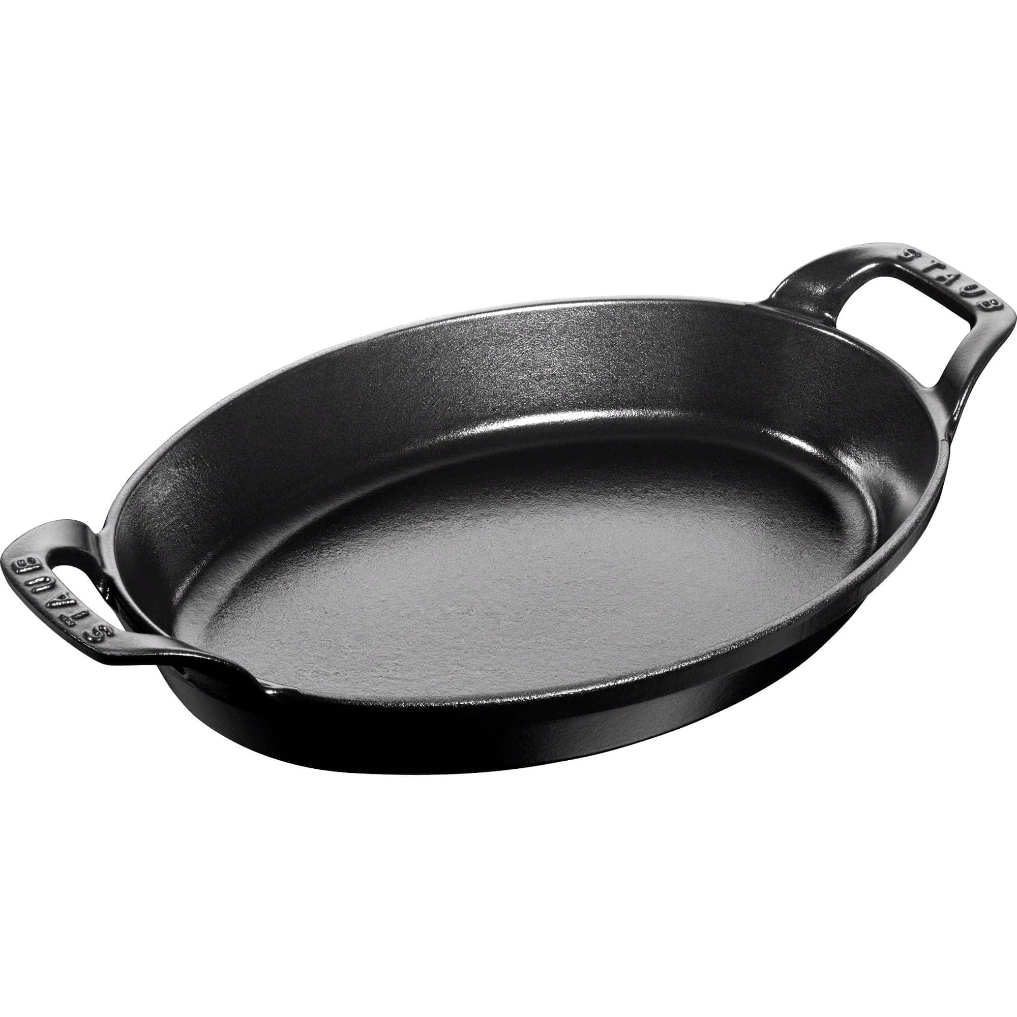La Cocotte Ovalt ovnfast fad i sort, 28cm. 1,6 liter