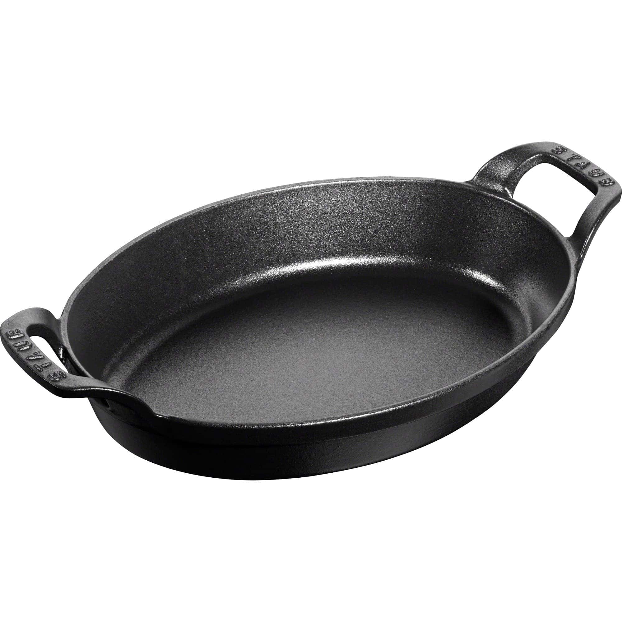 La Cocotte Ovalt ovnfast fad 24cm. 1 liter, sort