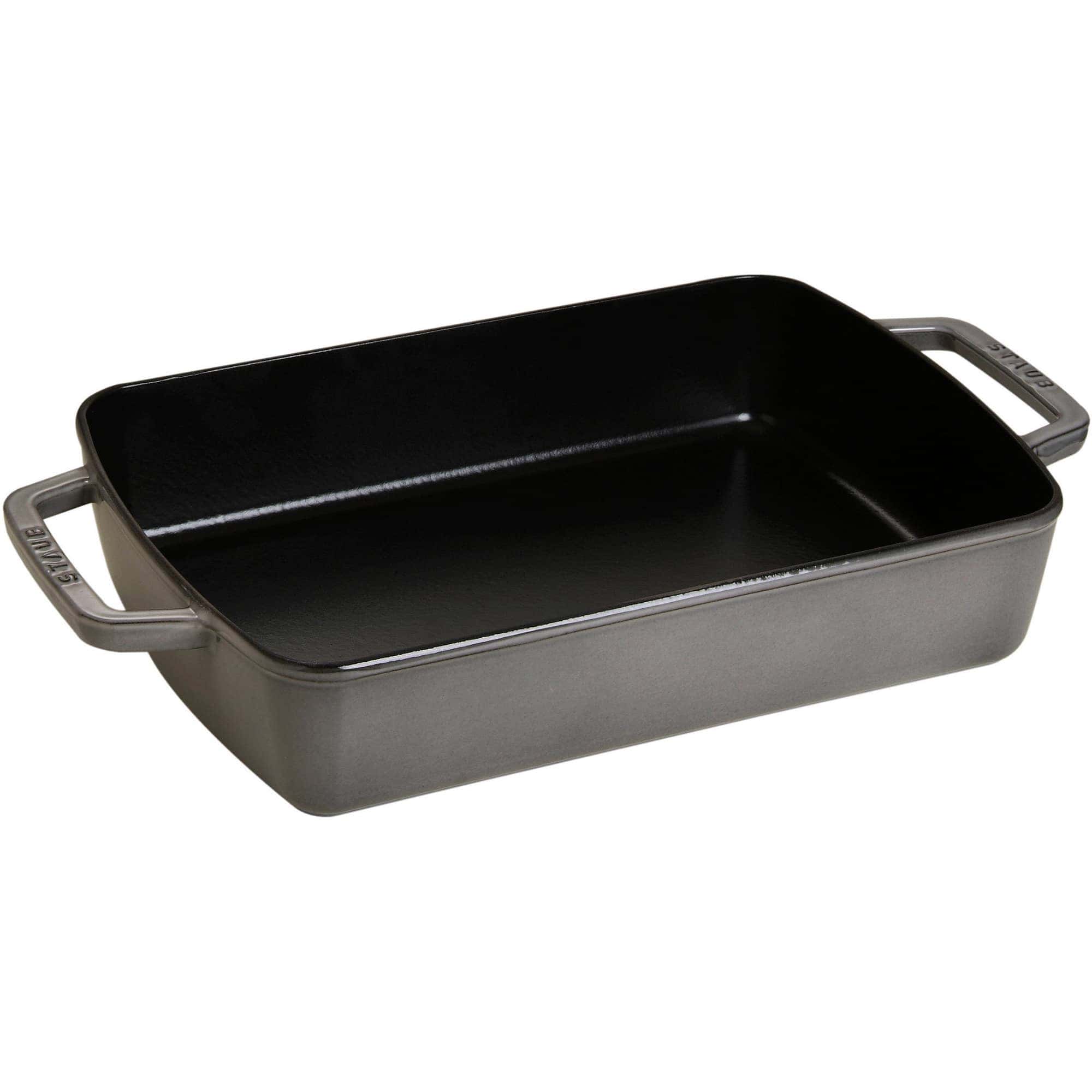 La Cocotte Ovnfast fad   x 20 cm., grå