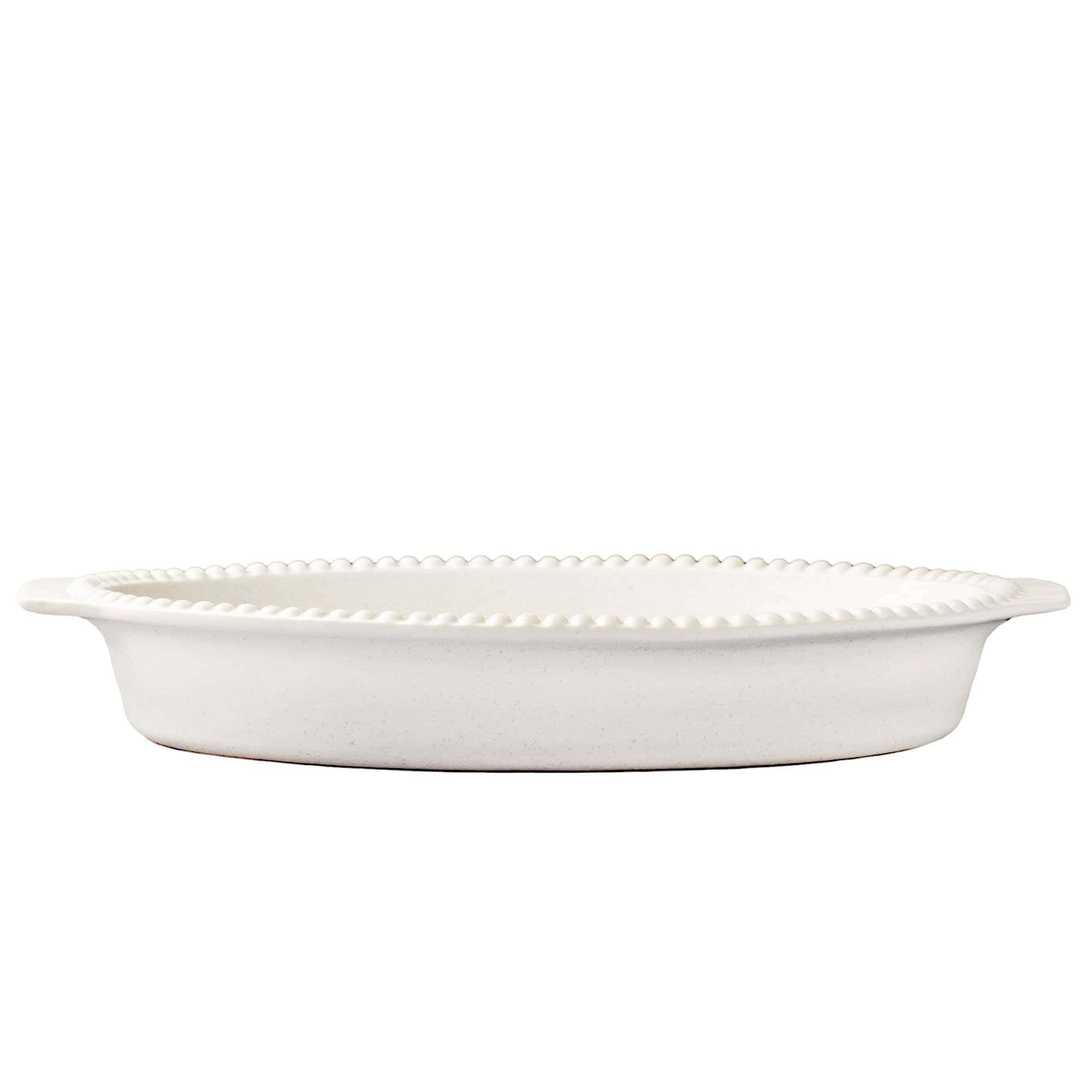 Daria ovnfast fad 35 cm., cotton white