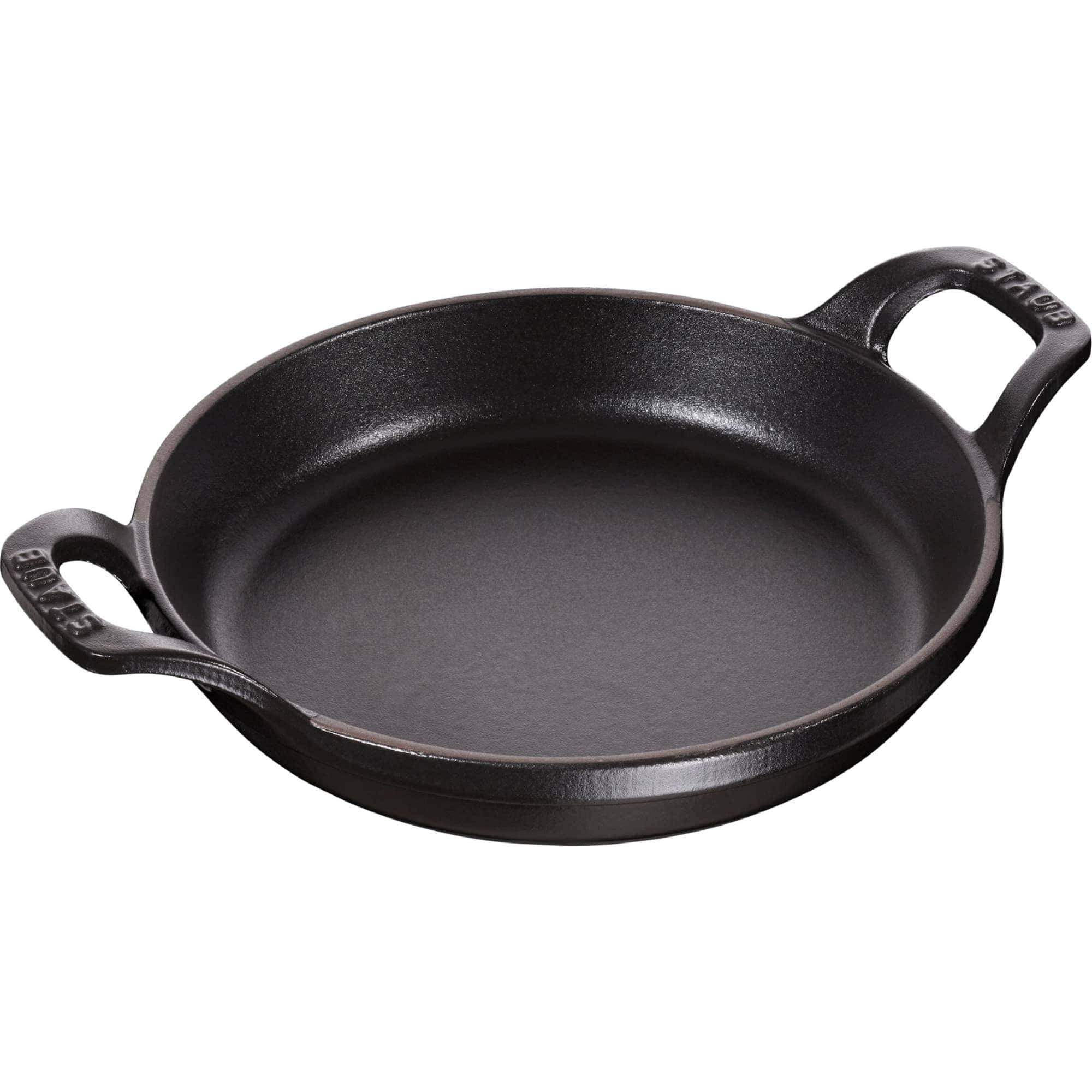 La Cocotte Rundt ovnfast fad 12cm. 0,25 liter, sort