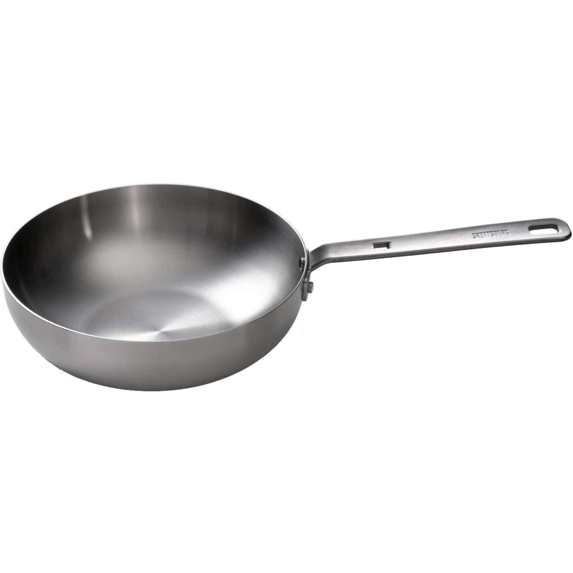 Wok 28 cm, rustfrit stål