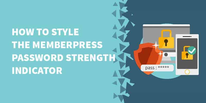 How to style the MemberPress password strength indicator - How To Perform a MemberPress User Journey Audit