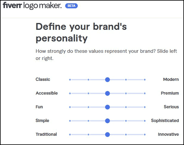A screen showing how to define and create your DJ brand's personality through a logo.