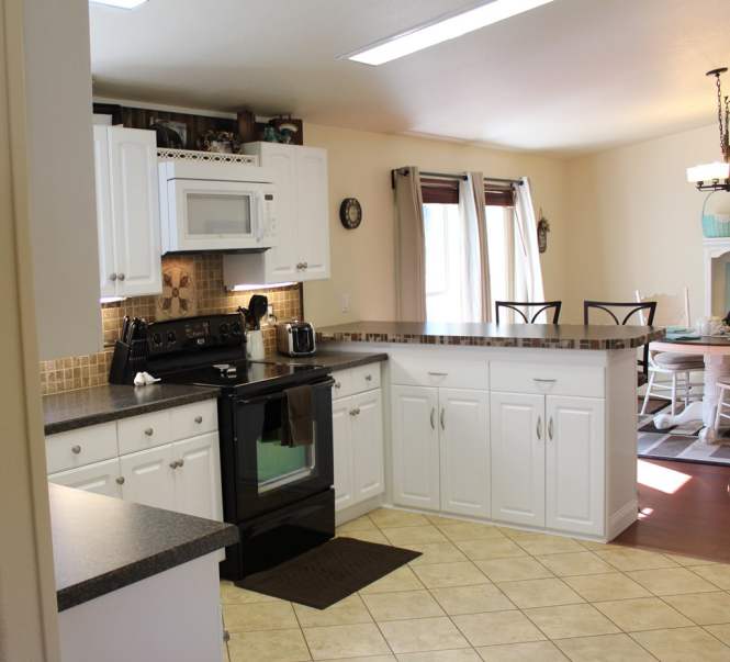 Fleetwood Manufactured Home Makeover (kitchen 2)