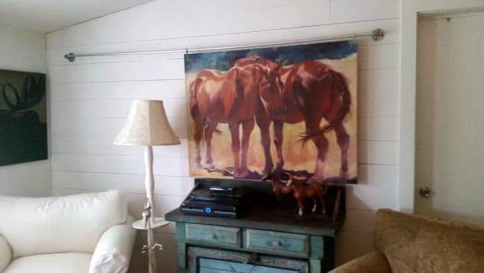 Hunters DIY Shiplap Builtin TV wall project 2_compressed