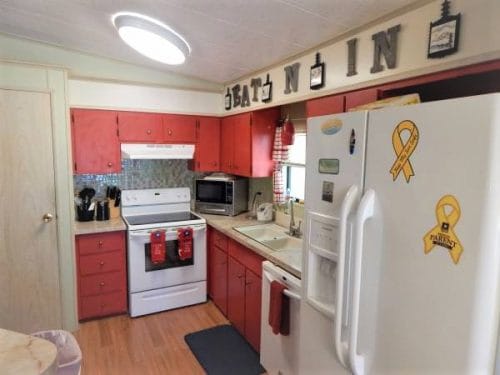 cheap mobile homes-florida kitchen