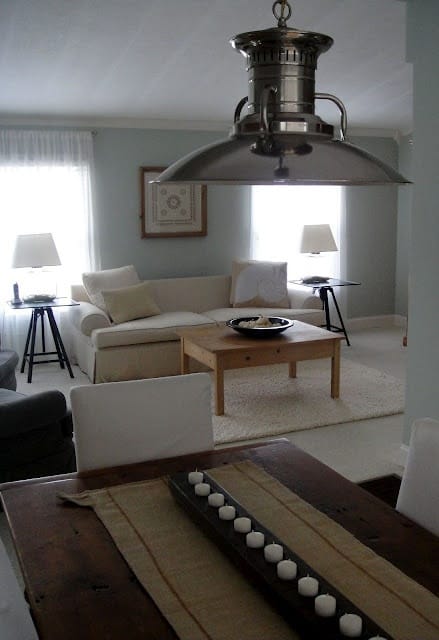 industrial decor in a mobile home