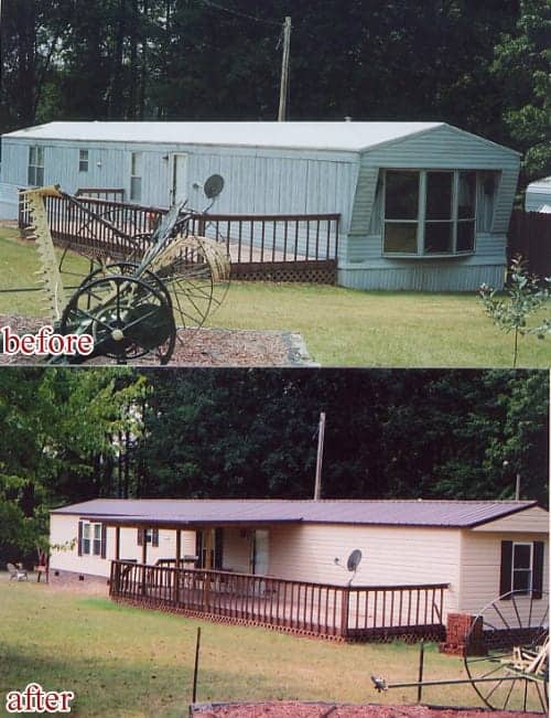 mobile home siding options before and after