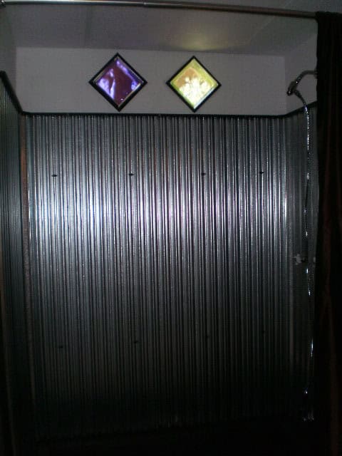 sheet metal shower design ideas 
