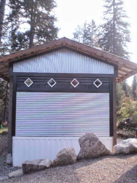 using sheet metal for mobile home siding 