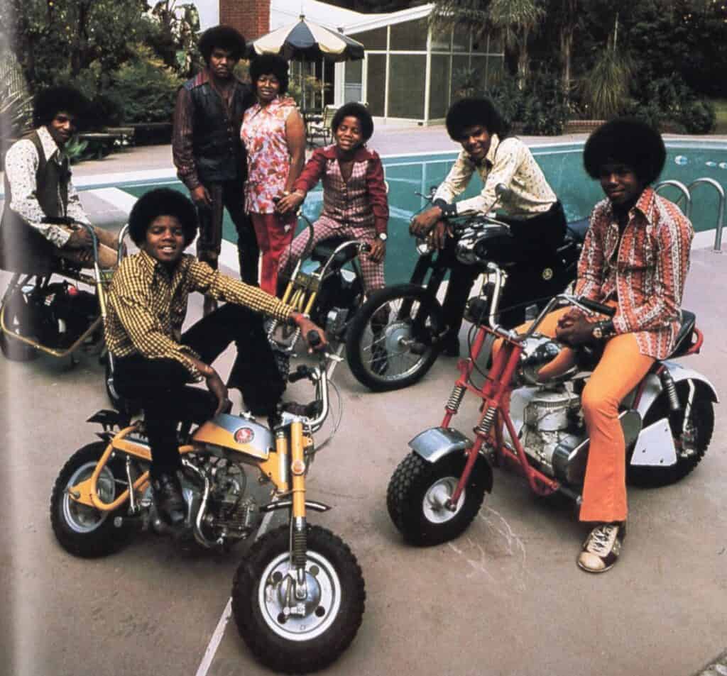 Jackson brothers with Honda Monkeys