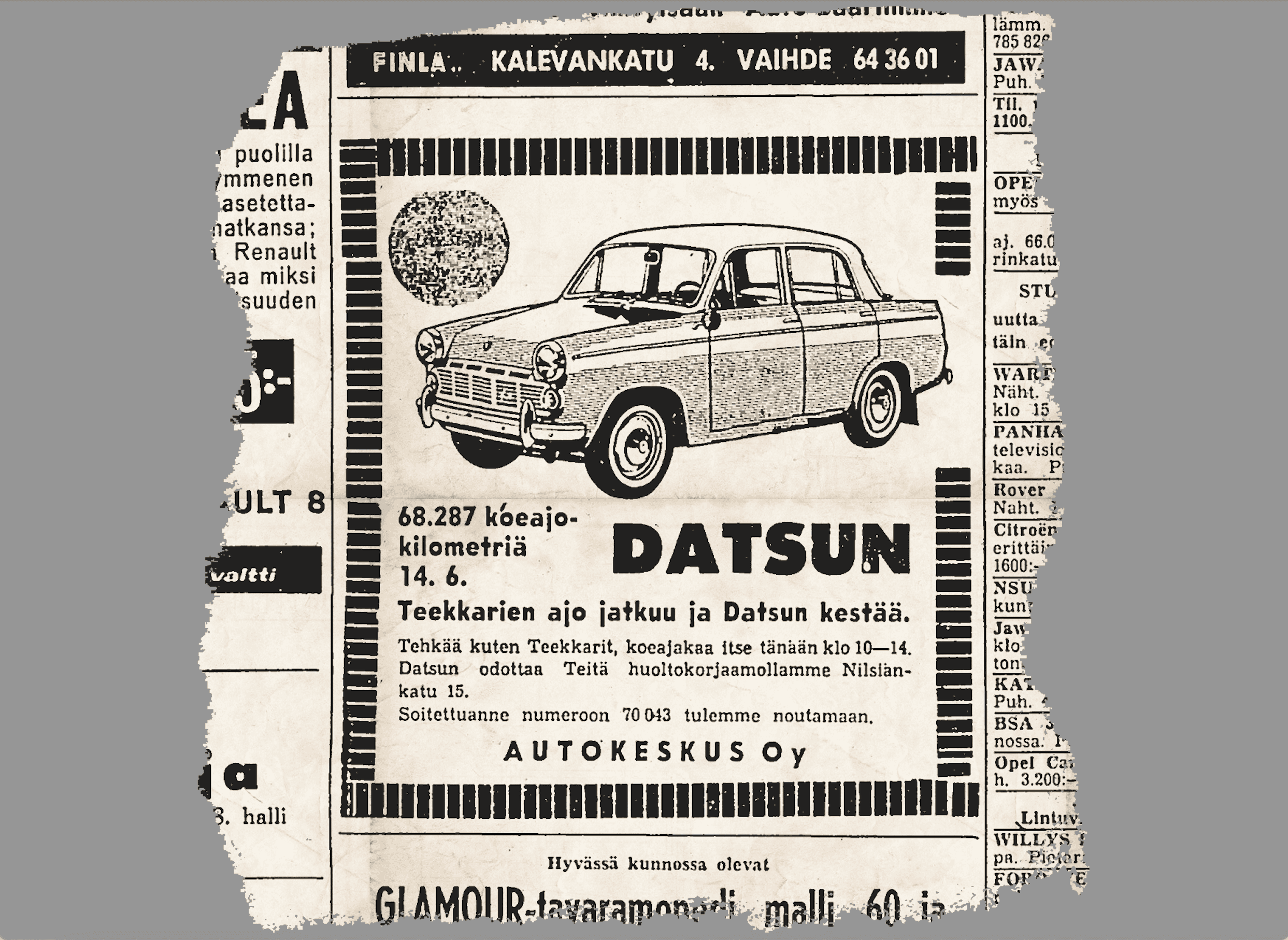 Mobilisti Datsun Bluebird 1200 1962