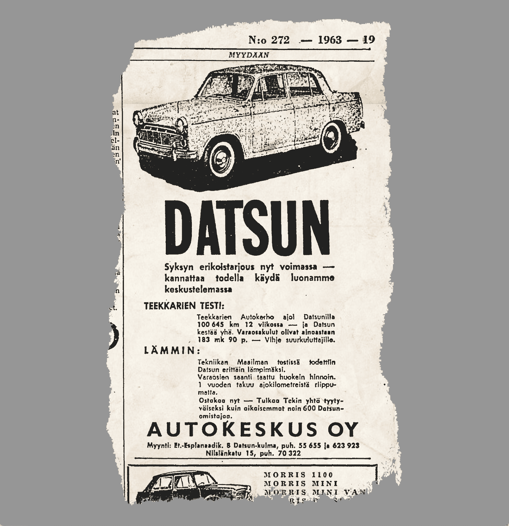 Mobilisti Datsun Bluebird 1200 1962