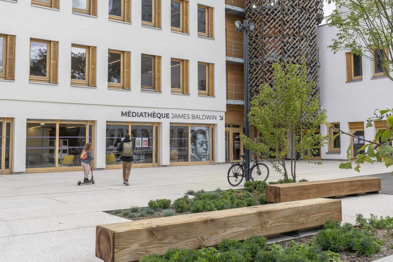 Médiathèque James Baldwin et Maison des Réfugiés - Mutabilis