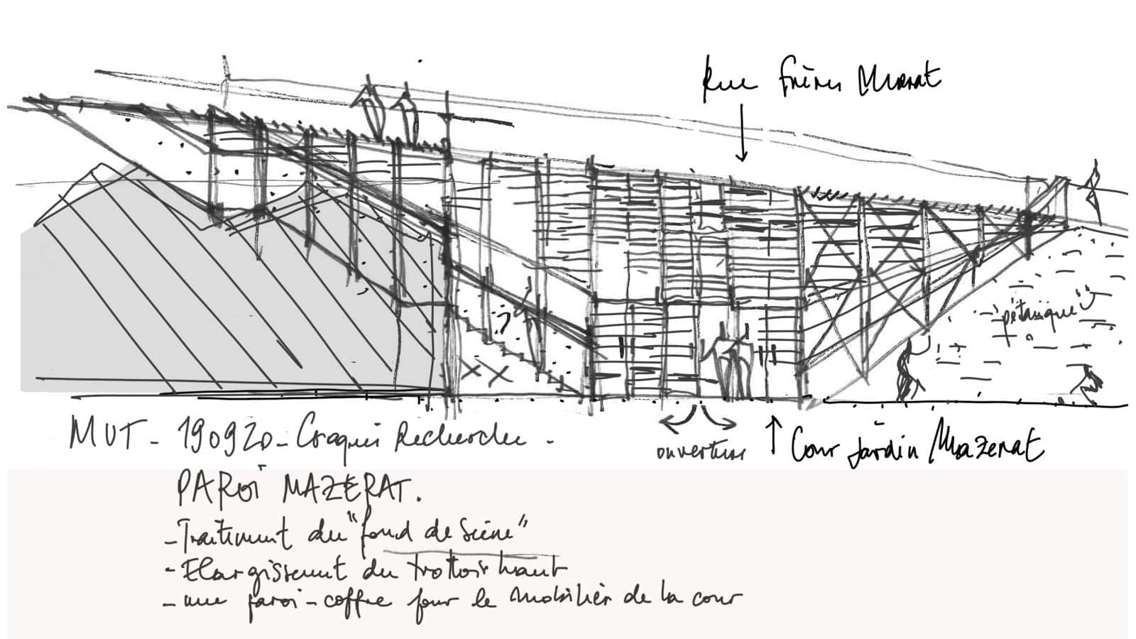 Saint-Etienne – La grande paroi des Halles Mazerat - Mutabilis