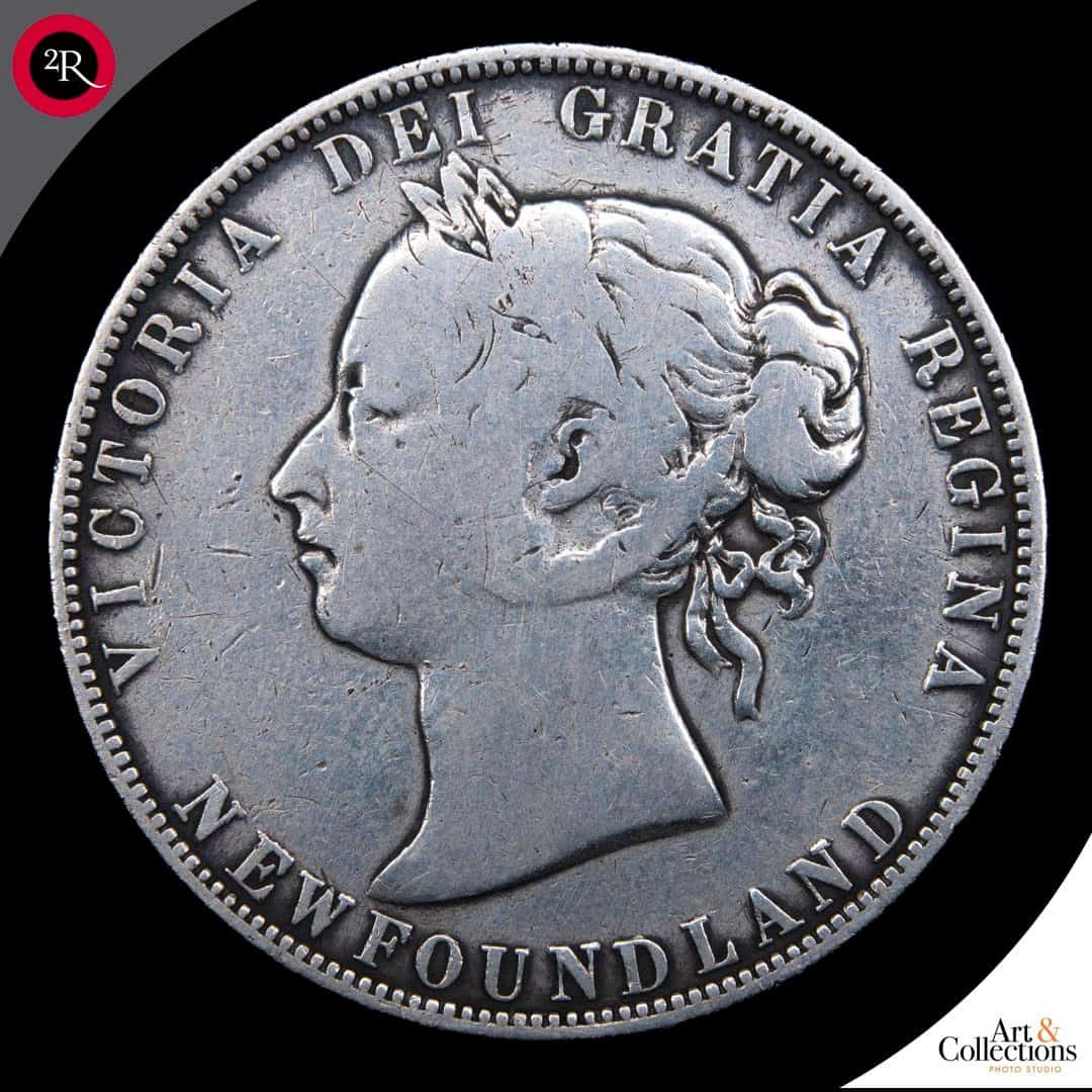 NEW FOUNDLAND 1874 50 CENTAVOS