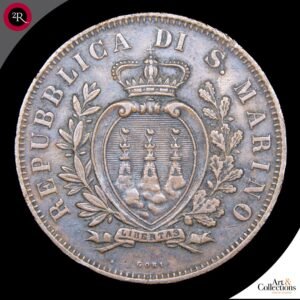 SAN MARINO 10 CENTESIM 1893