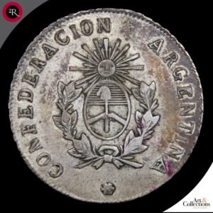 ARG. LA RIOJA 2 REALES 1860