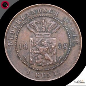 INDIA HOLANDESA 1 CENTAVO 1858