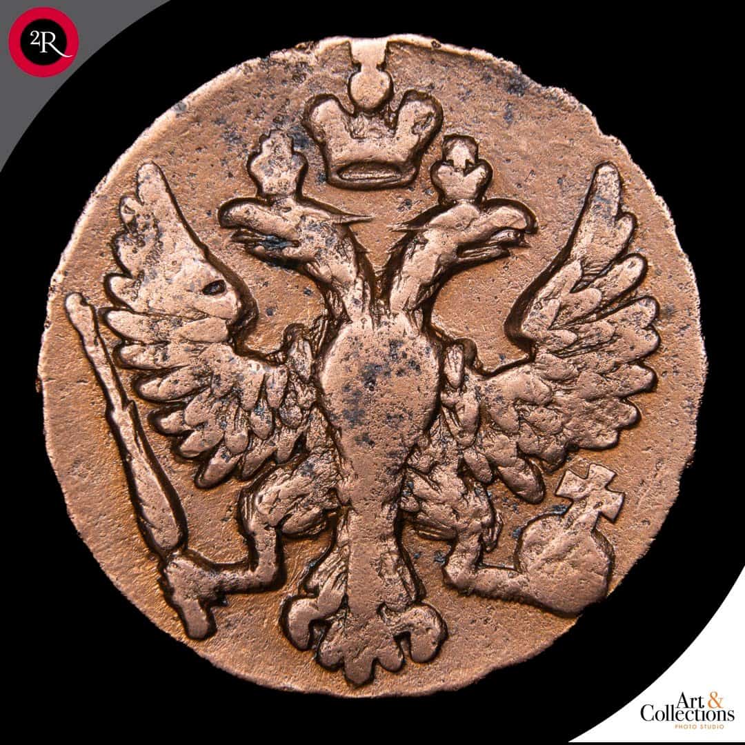 RUSIA 1748 DENGA 1/2 KOPEK