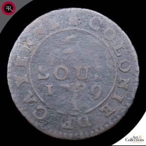 GUYANA FRANCESA 2 SOUS 1789