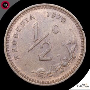 RHODESIA 1/2 CENTAVO 1970