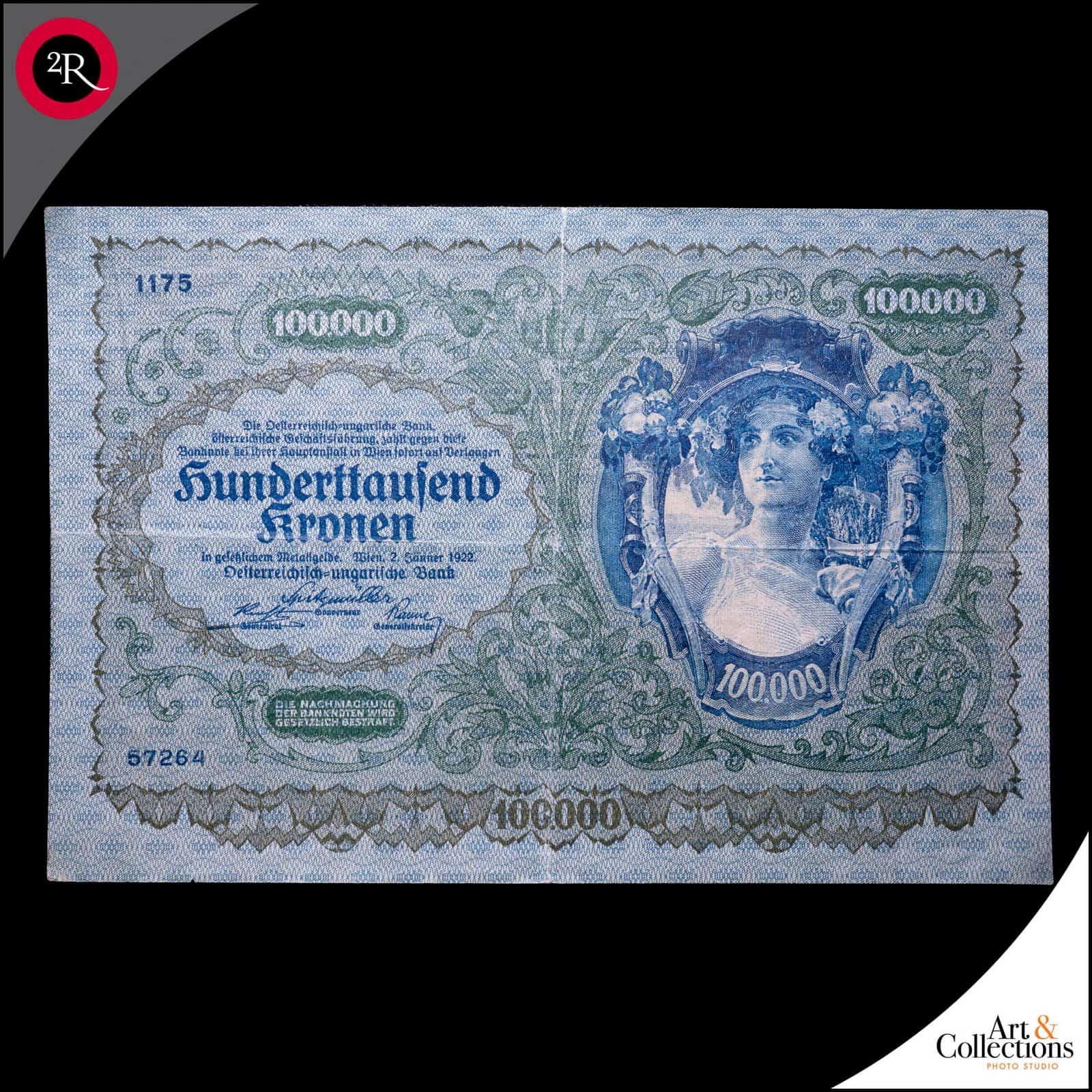 AUSTRIA 1922 100000 KRONEN