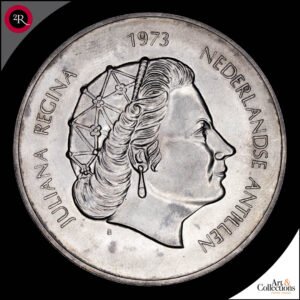 ANTILLAS HOLANDESAS 25 GULDEN 1973