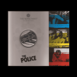 BLISTER DE INGLATERRA «THE POLICE» CON MONEDA INCLUIDA DE 5 POUNDS 2023