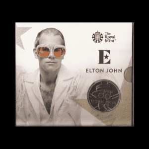 BLISTER DE INGLATERRA «ELTHON JOHN» CON MONEDA INCLUIDA DE 5 POUNDS 2020