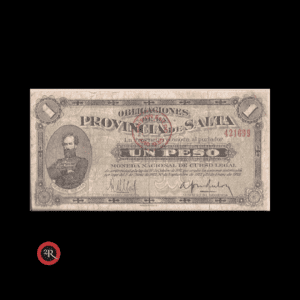 SALTA ARGENTINA 1 PESO 1933 (OBLIGACIONES DE LA PROVINCIA DE SALTA)