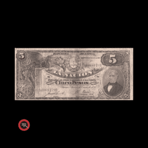 ARGENTINA 5 PESOS 1895 BANCO LA NACION BOT#1312 COL#292b