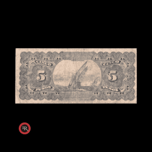 ARGENTINA 5 PESOS 1895 BANCO LA NACION BOT#1312 COL#292b