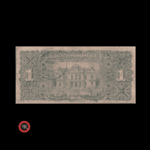 CORDOBA ARGENTINA 1 PESO 1889 BANCO PROVINCIAL DE CORDOBA S#741