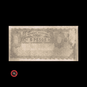 ARGENTINA (BILLETES MACROS) 5 PESOS 1903 BOT#1417 COL#312g